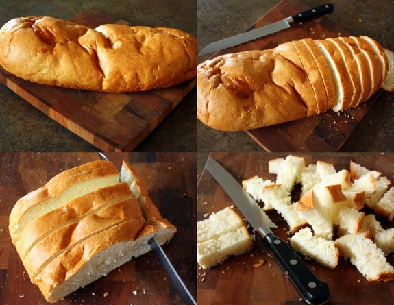french bread sliced french bread