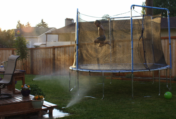 trampoline dream home