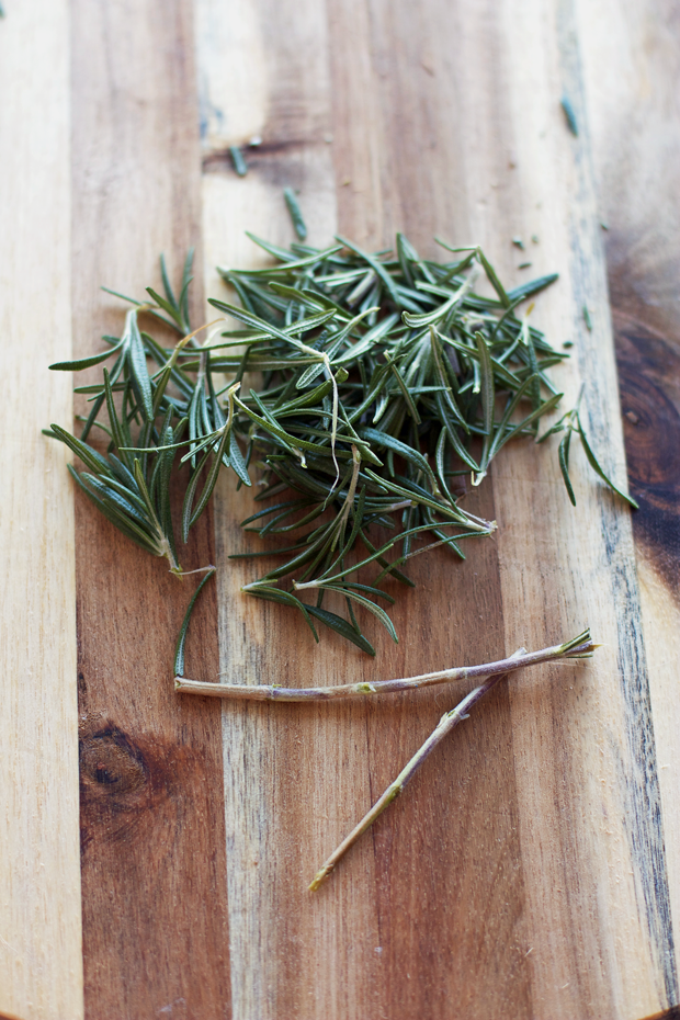 freshly picked rosemary
