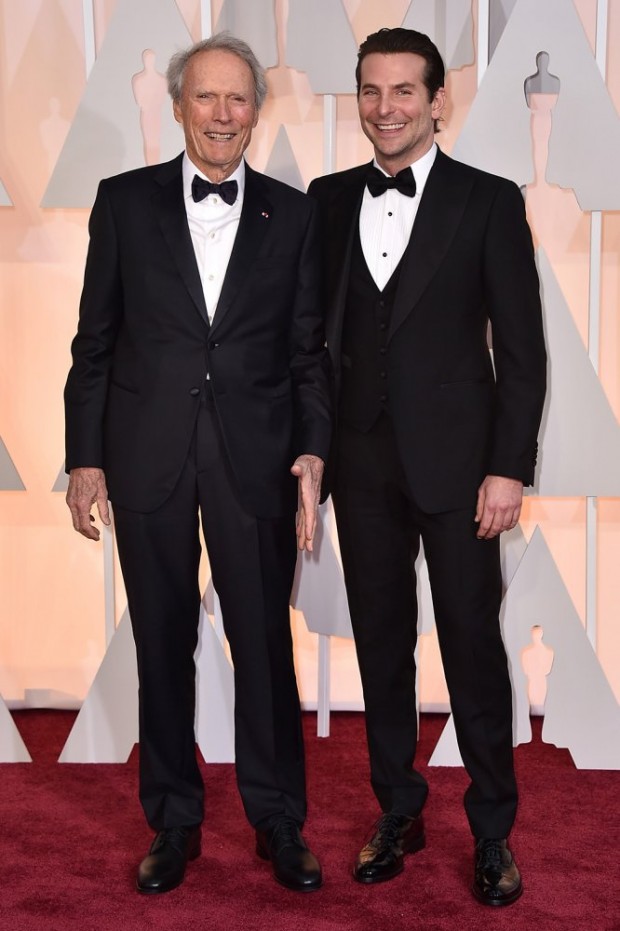 Oscars 2015 Eastwood & Cooper