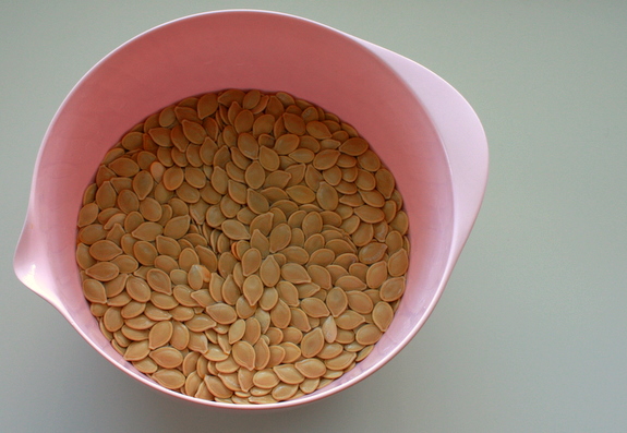 oven roasted pumpkin seeds