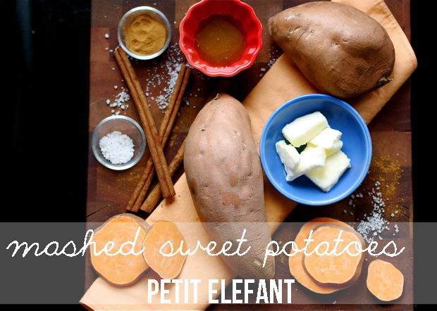 mashed sweet potatoes