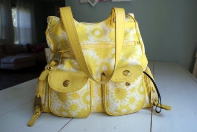 yellow purse