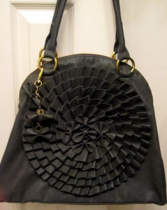 purse with flowers