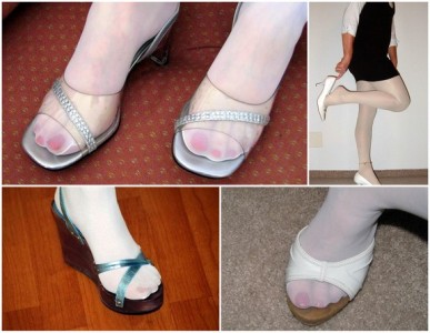 white nylons