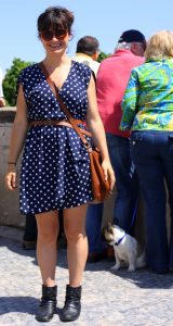 polka dot dress