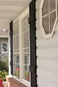 wooden shutters
