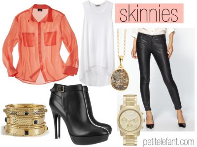 how to wear skinnies