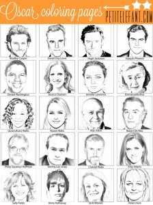 Oscar coloring pages