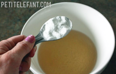 wash hair with natural kitchen supplies