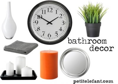 Master bathroom remodel supplies