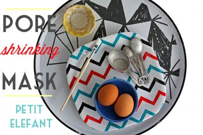 DIY pore shrinking mask