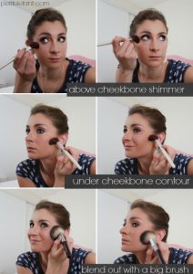 bronzed summer makeup look