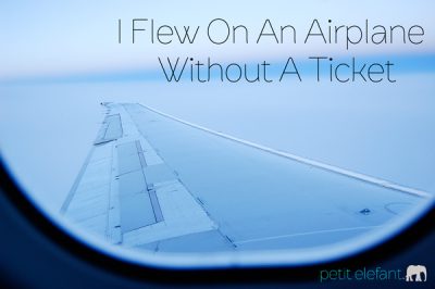 No airplane ticket
