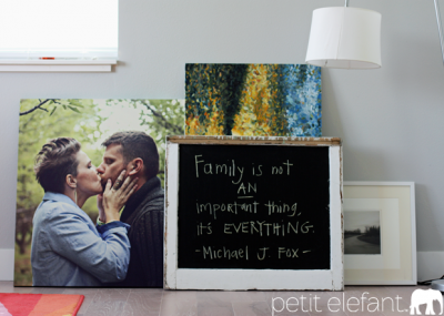 DIY make your own chalkboard