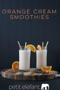 Orange Cream Smoothie Drink