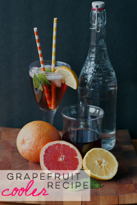summer grapefruit citrus cooler