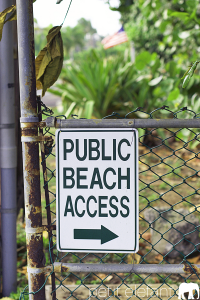 public beach access