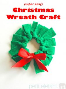Christmas Wreath Craft Title