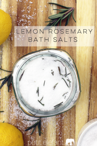 lemon rosemary bath salt