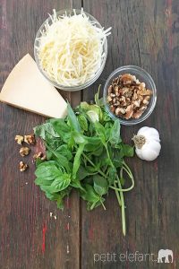 homemade basil pesto