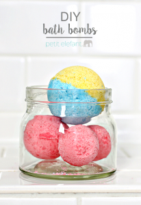 DIY bath bombs